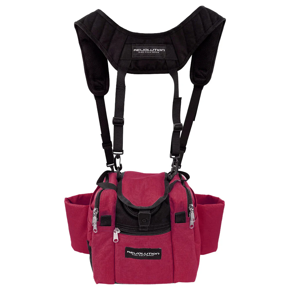 Revolution Mini Deluxe V3 Disc Golf Bag - Crimson - Image 2