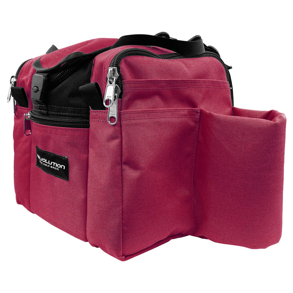 Revolution Mini Deluxe V3 Disc Golf Bag - Crimson - Image 8