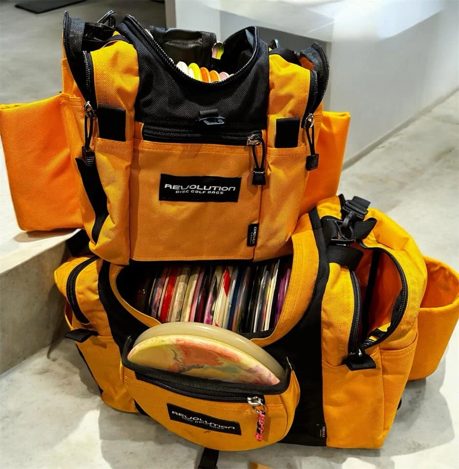 Revolution Mini Deluxe V3 Disc Golf Bag - Golden Dream - Image 12