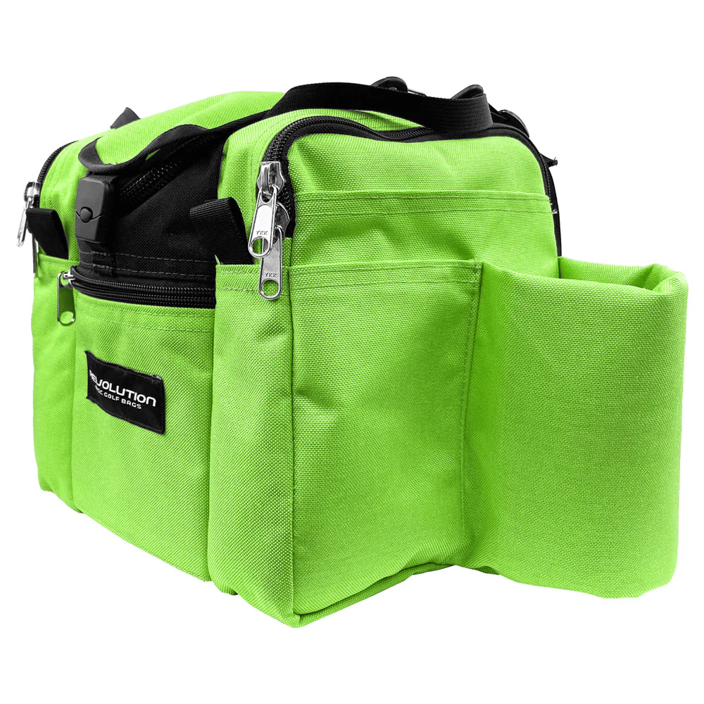 Revolution Mini Deluxe V3 Disc Golf Bag - Lime Green - Image 7
