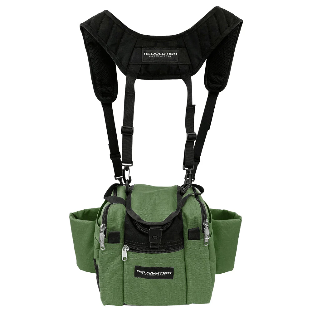 Revolution Mini Deluxe V3 Disc Golf Bag - Olive Green - Image 2