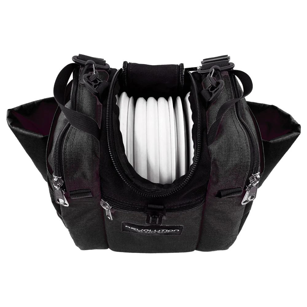 Revolution Mini Deluxe V3 Disc Golf Bag - Onyx - Image 4