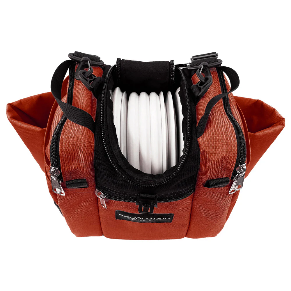 Revolution Mini Deluxe V3 Disc Golf Bag - Rust - Image 5