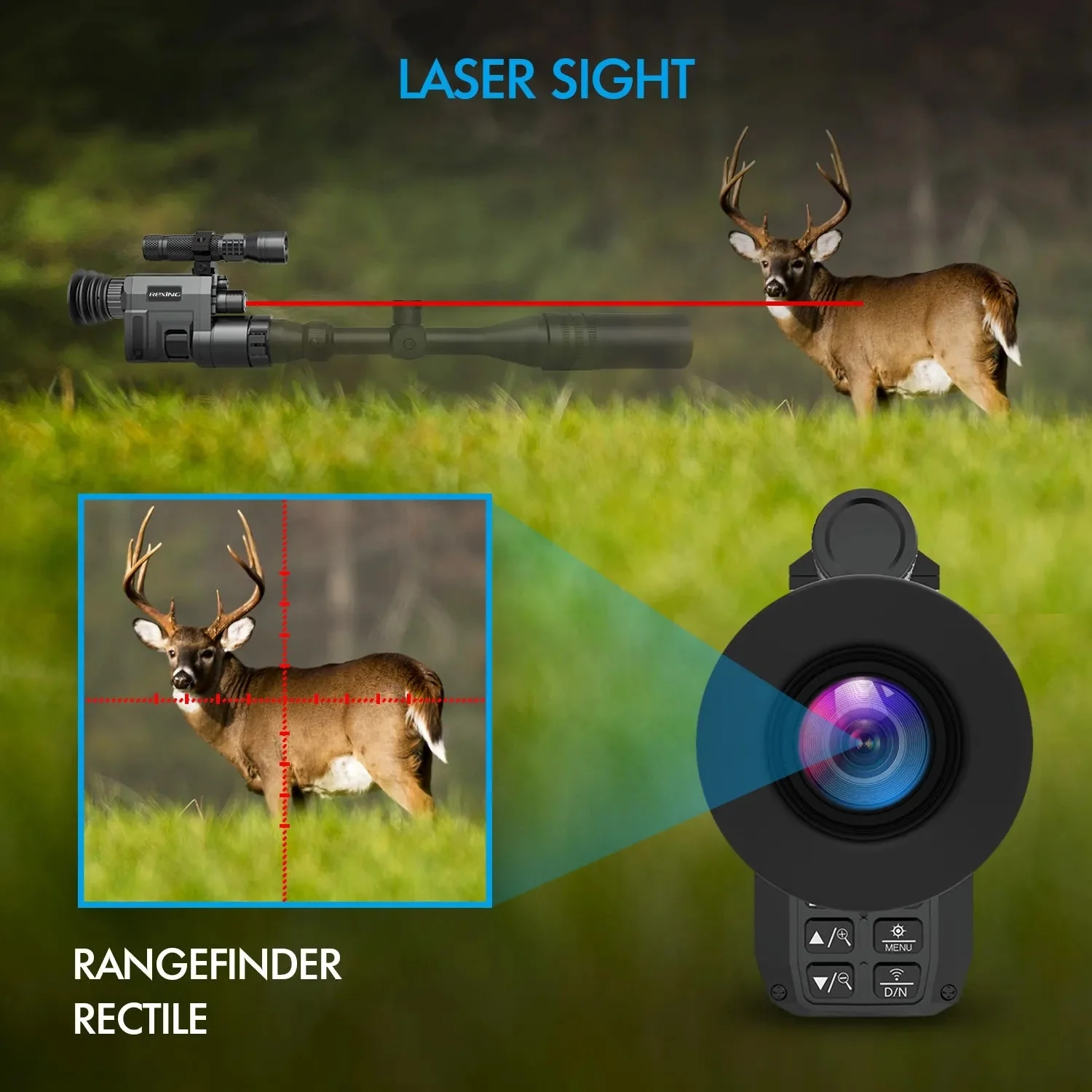 Rexing NVS1 Digital Infrared Night Vision Scope Camera HD Video Recording with Wi-Fi - Image 7