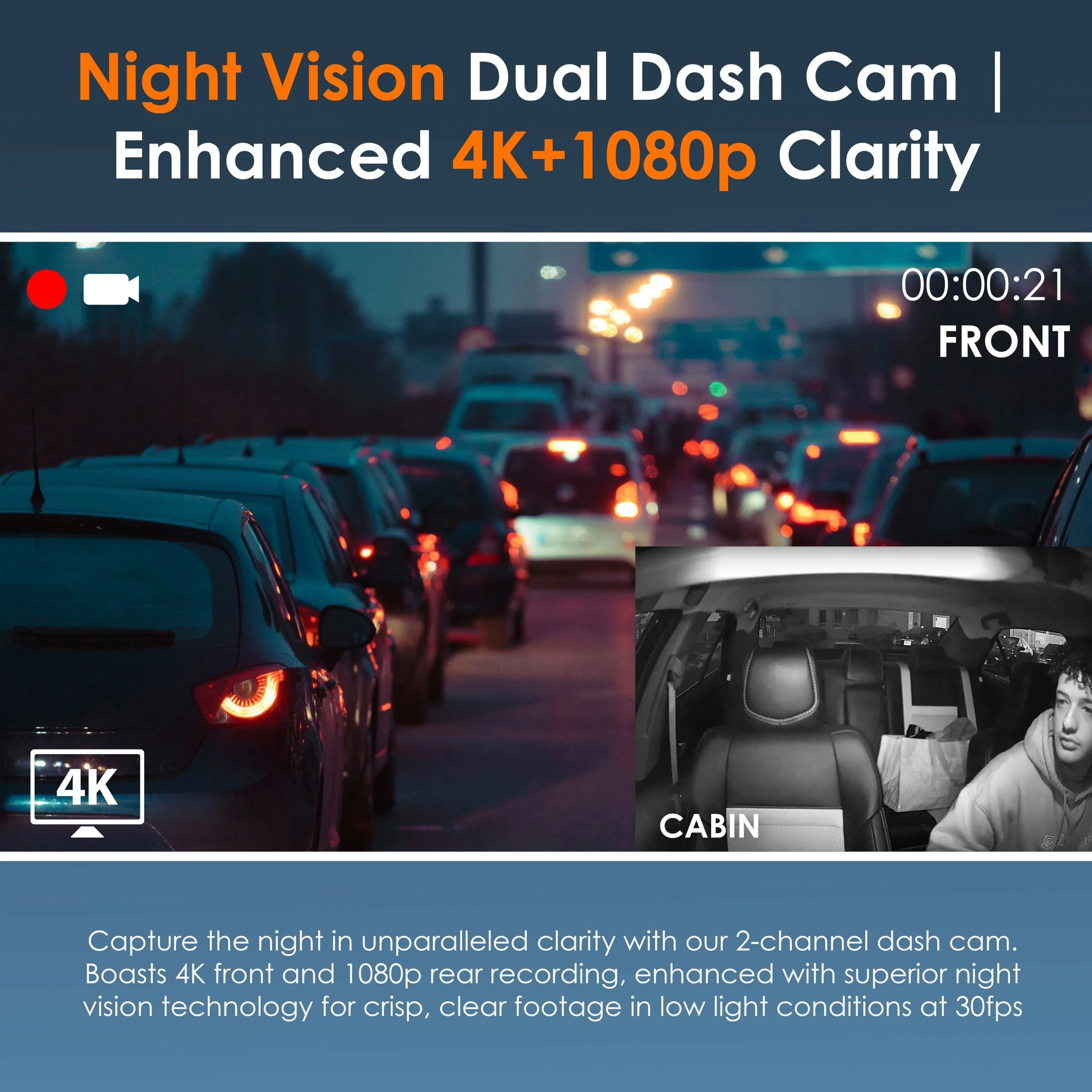 Rexing R316 4K Dash Cam with Wi-Fi & GPS - Image 7