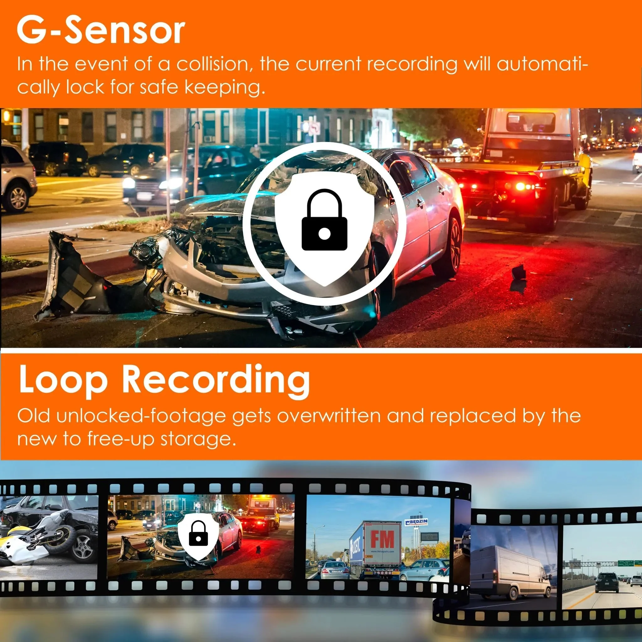 Rexing V33 3 Channel 1440p+1440p+1440p Front, Cabin and Rear Camera Dashcam with Built-in Wi-Fi & GPS - Image 5