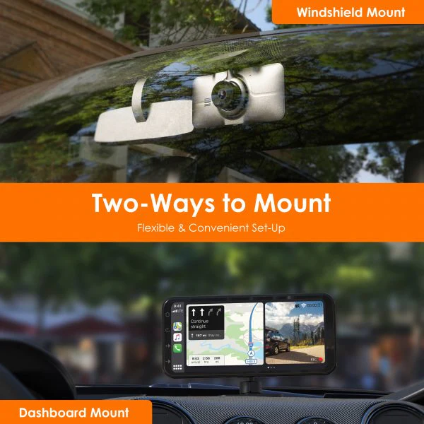 REXING Wireless Multimedia Receiver RoadMate CPDuo – CarPlay + Android Auto + Dash Cam Feature - Image 7