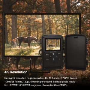 Rexing Woodlens H2 4K Wi-Fi Trail Camera * 2PCS PACK - Image 2