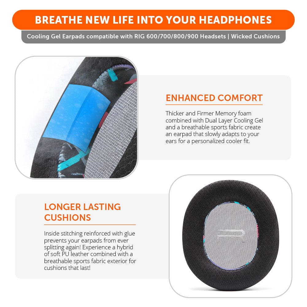 RIG 600, 700, 800 & 900 Series Earpads - WC FreeZe Cooling Gel - Image 7