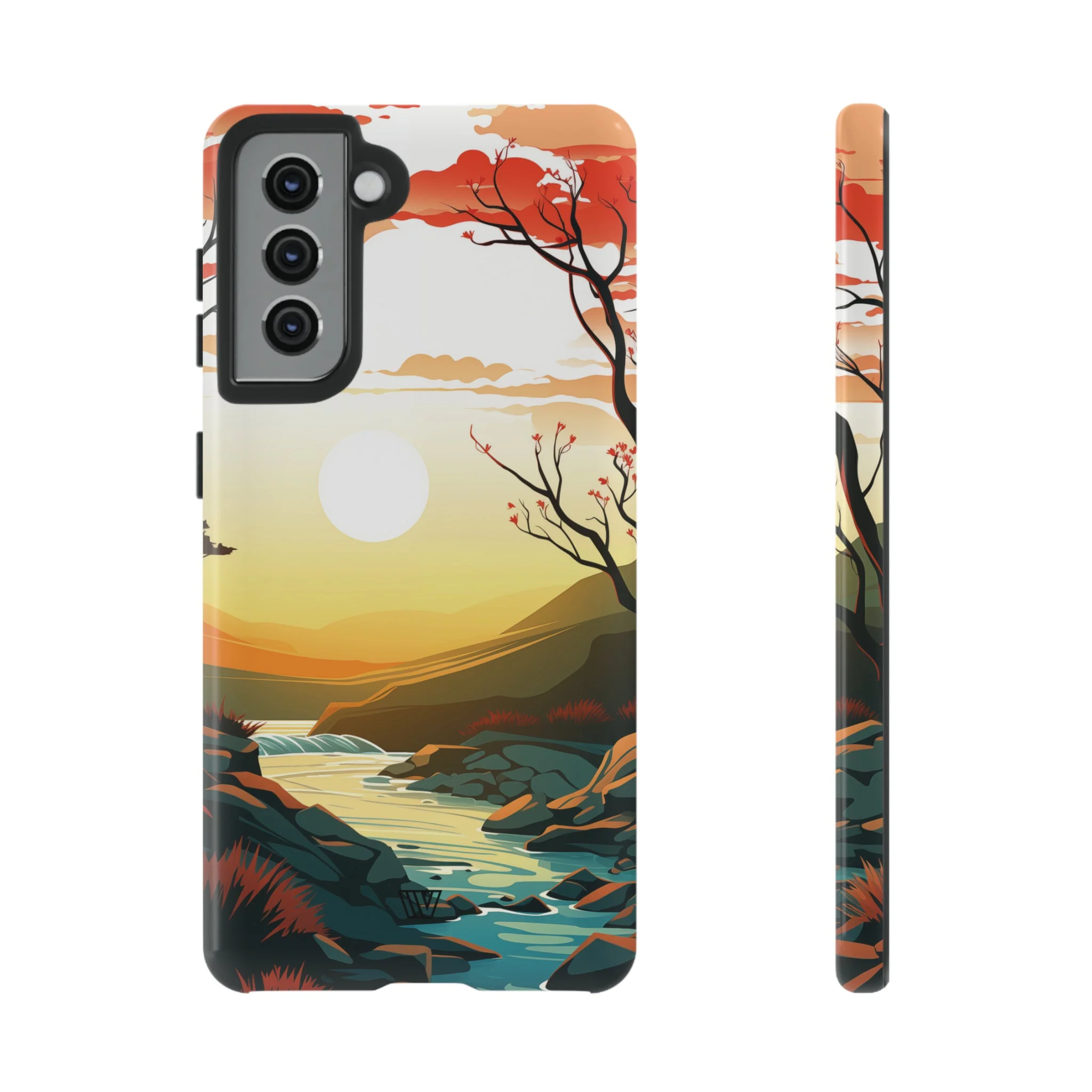 RIVER SUNSET | Tough Phone Case - Image 25