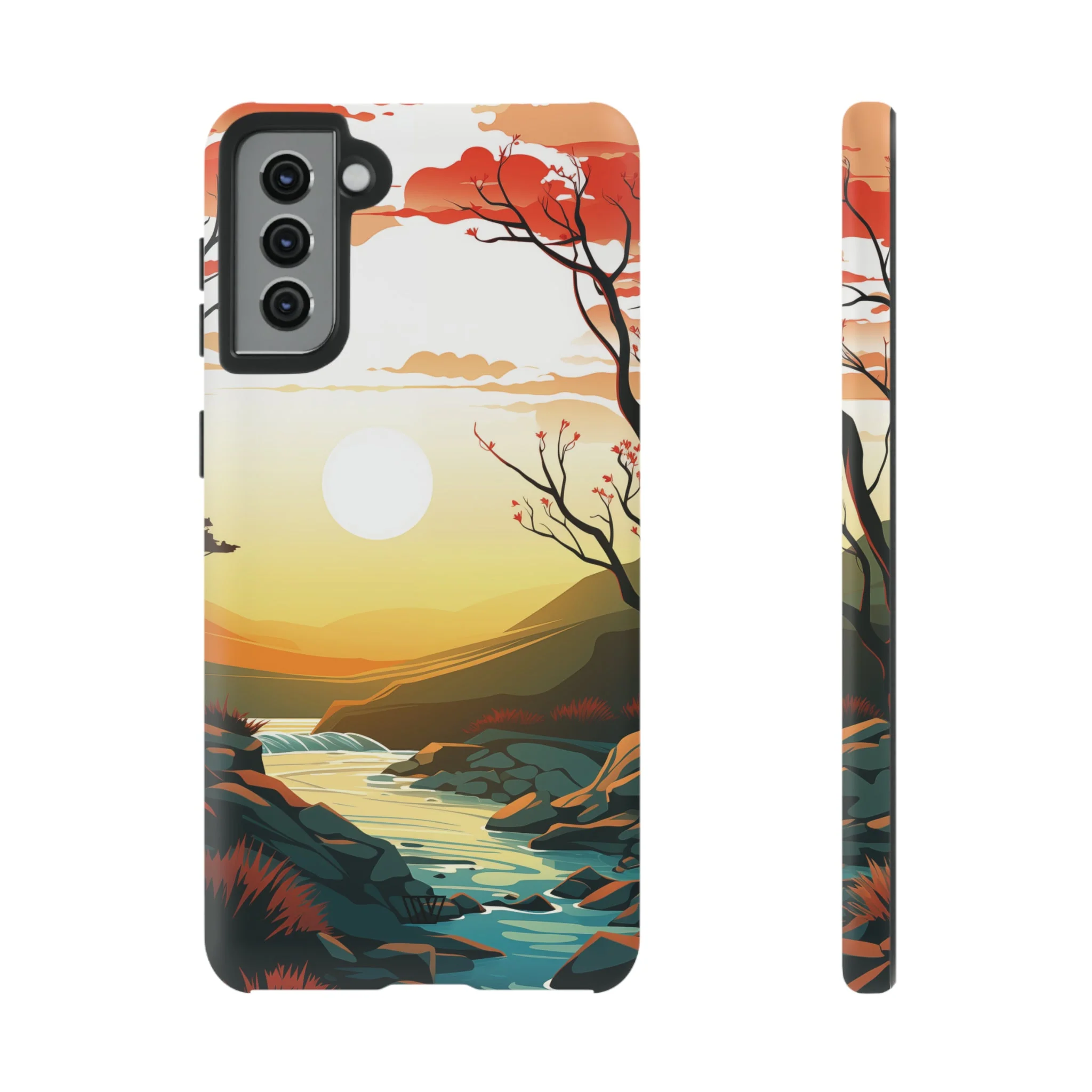 RIVER SUNSET | Tough Phone Case - Image 28