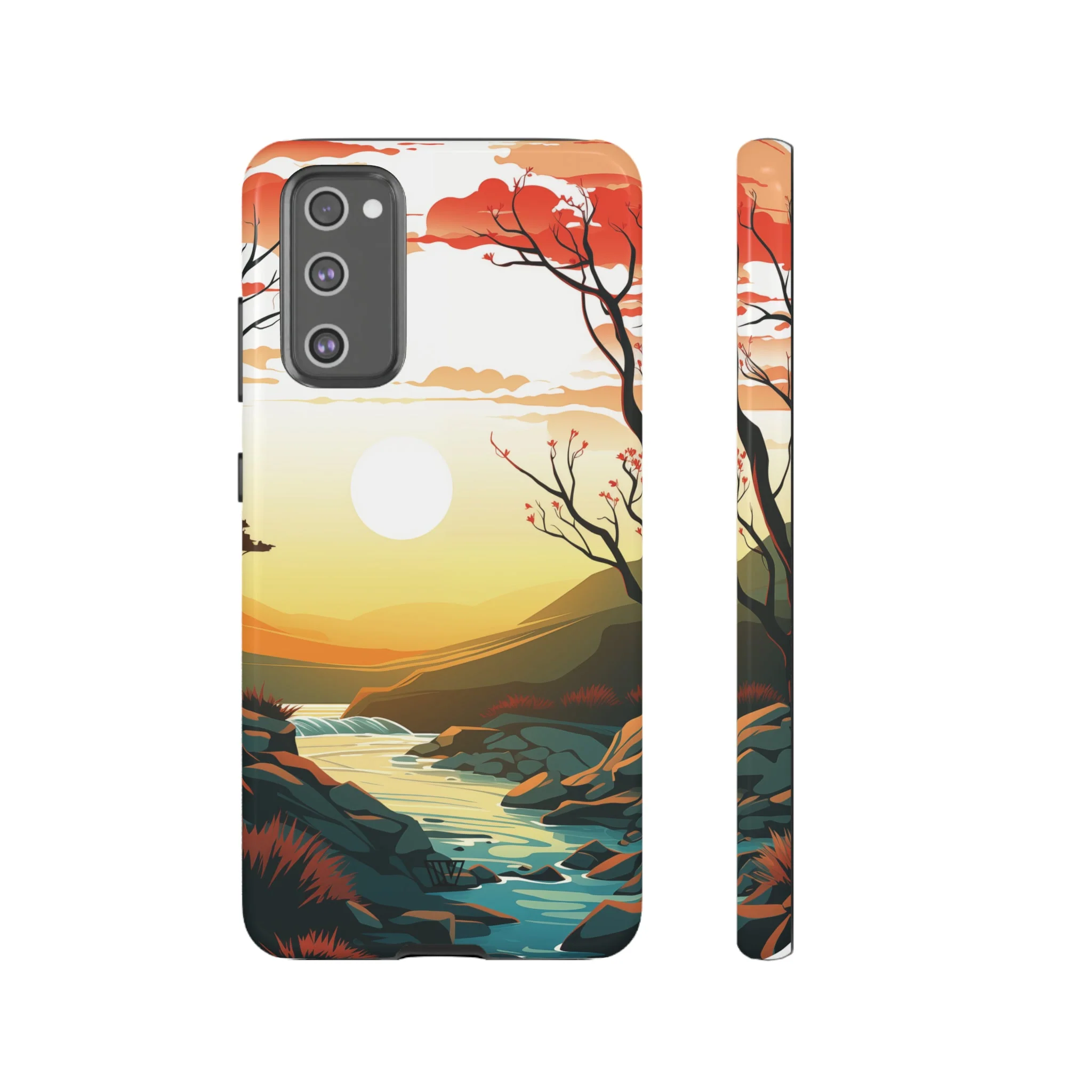 RIVER SUNSET | Tough Phone Case - Image 31