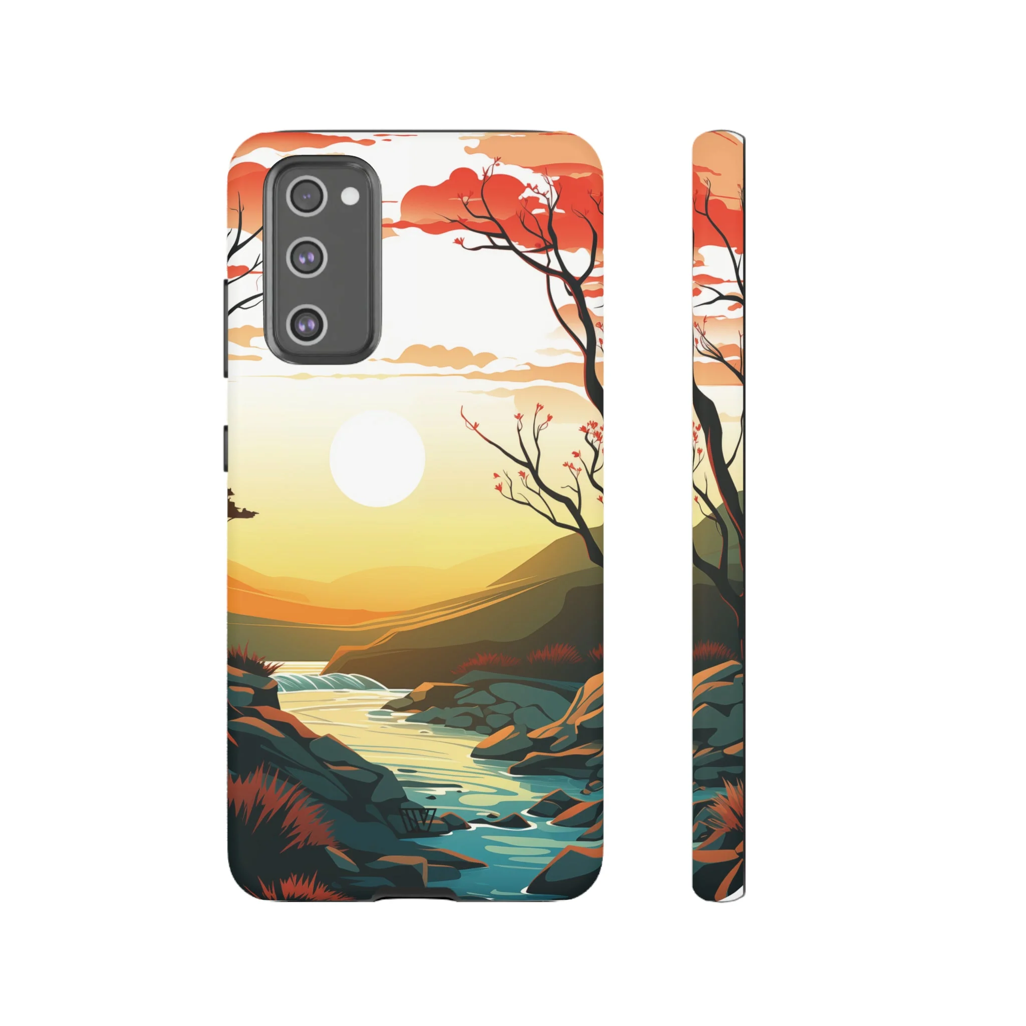 RIVER SUNSET | Tough Phone Case - Image 32