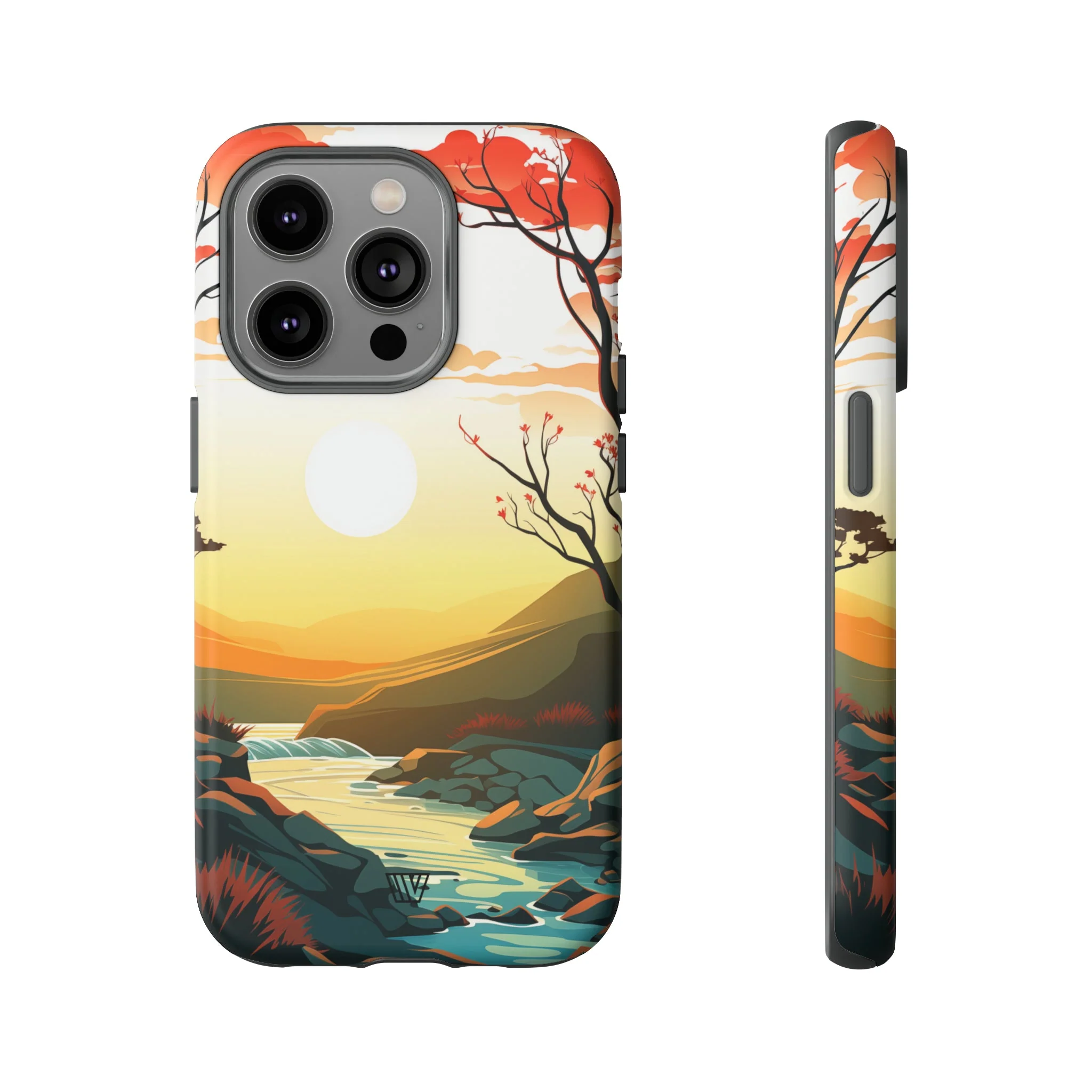 RIVER SUNSET | Tough Phone Case - Image 44