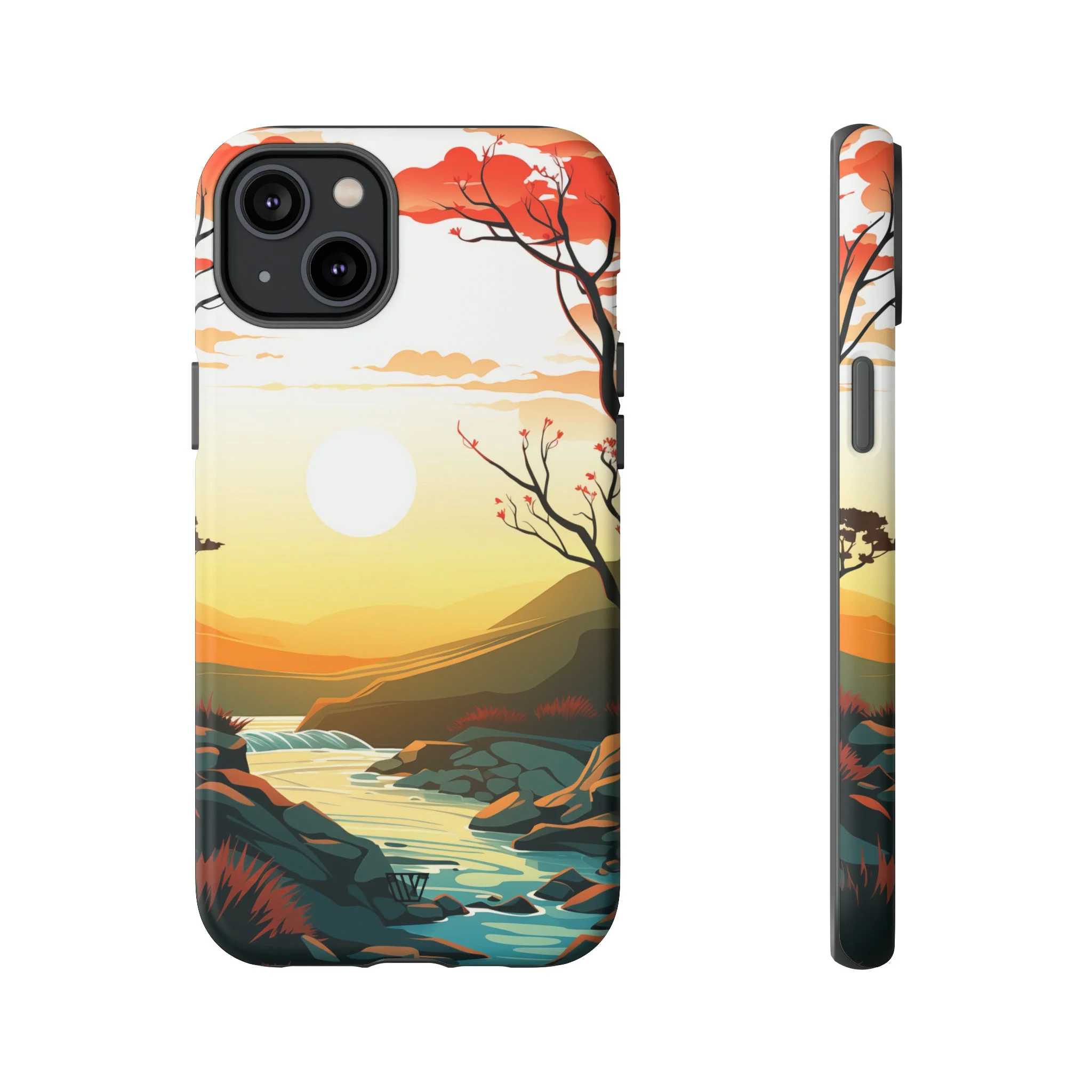 RIVER SUNSET | Tough Phone Case - Image 46