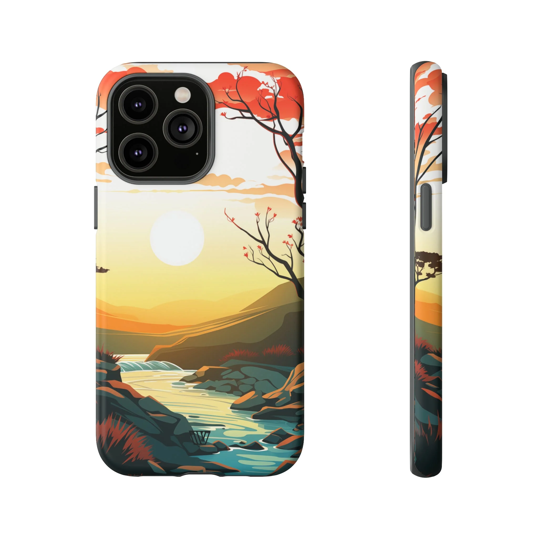 RIVER SUNSET | Tough Phone Case - Image 48