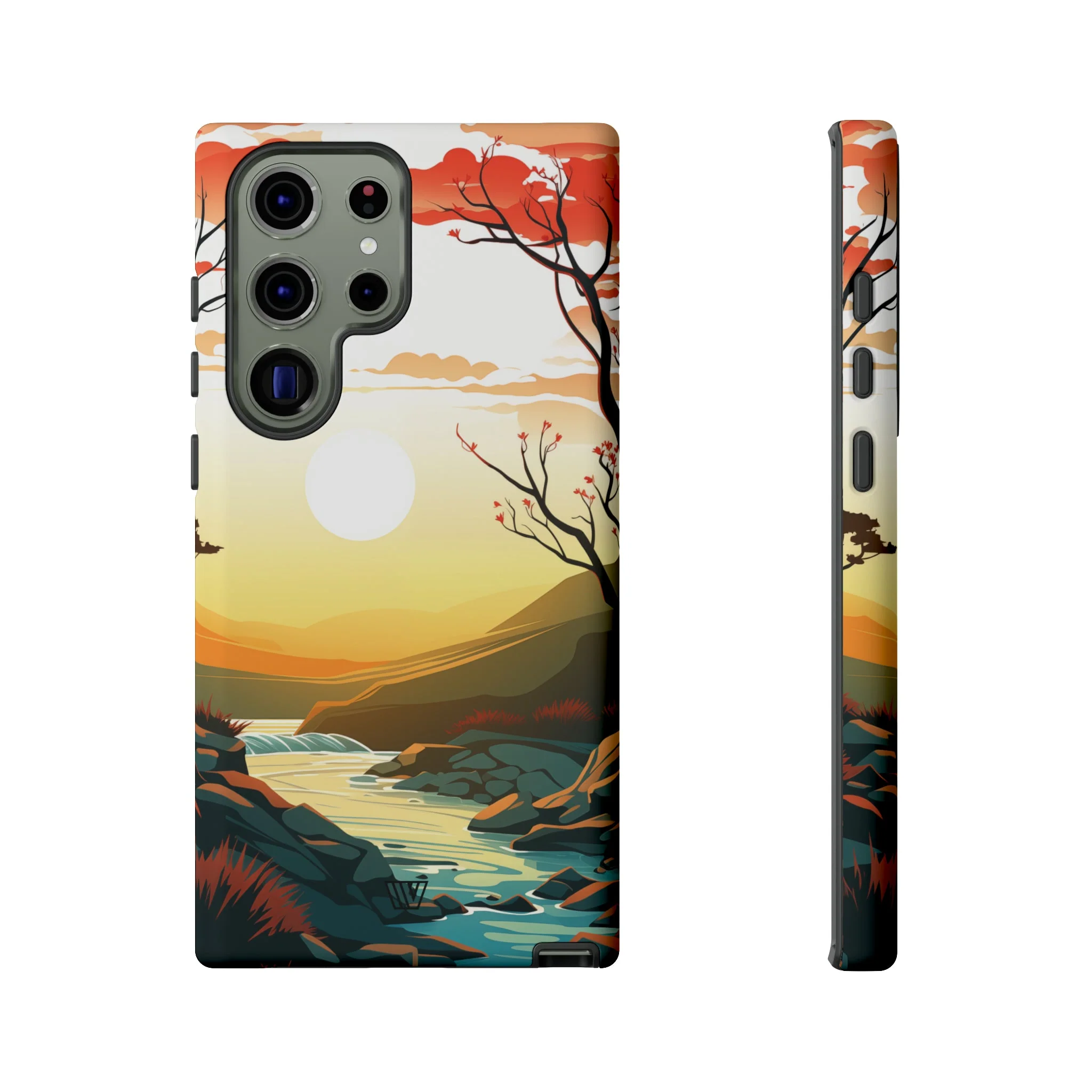 RIVER SUNSET | Tough Phone Case - Image 53
