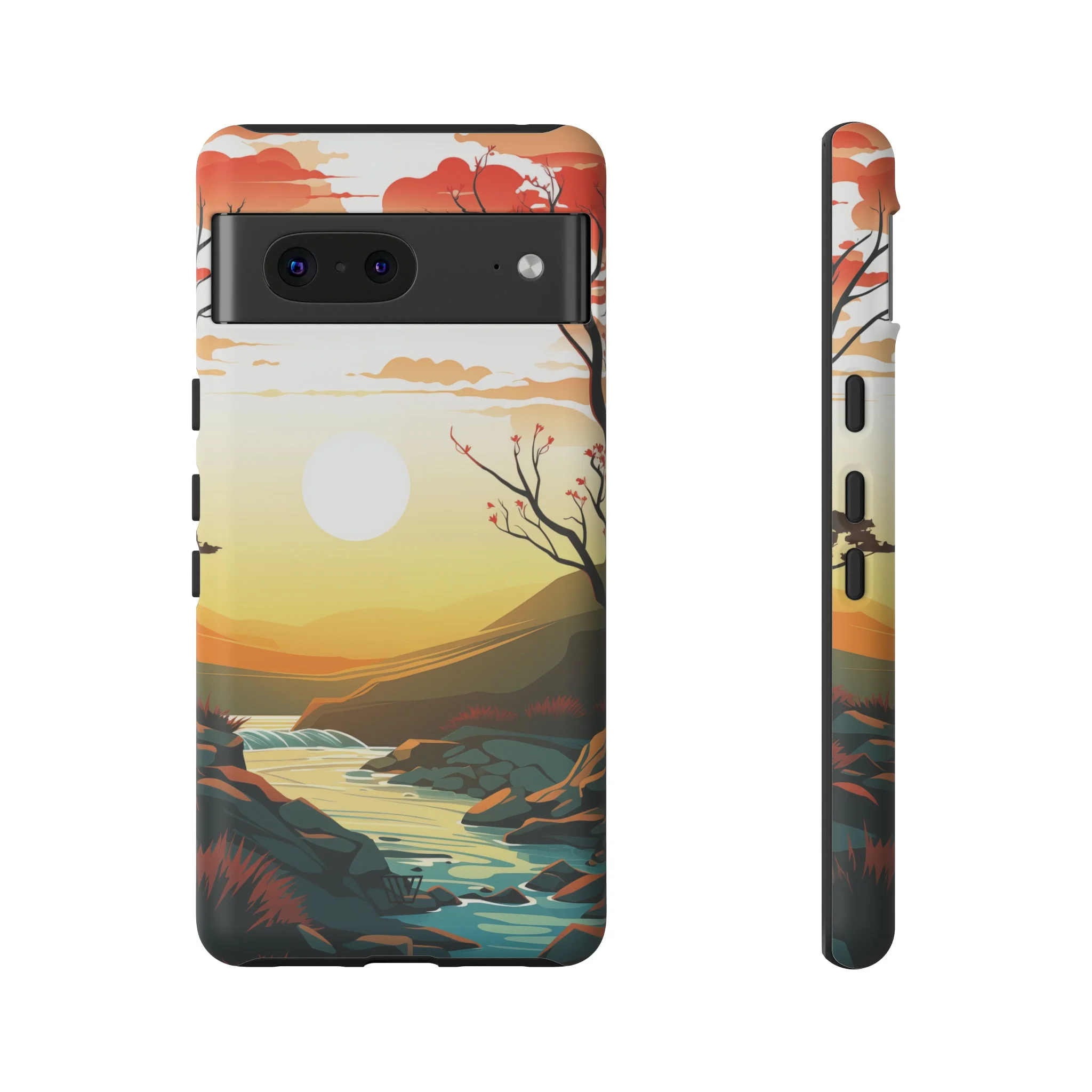 RIVER SUNSET | Tough Phone Case - Image 55