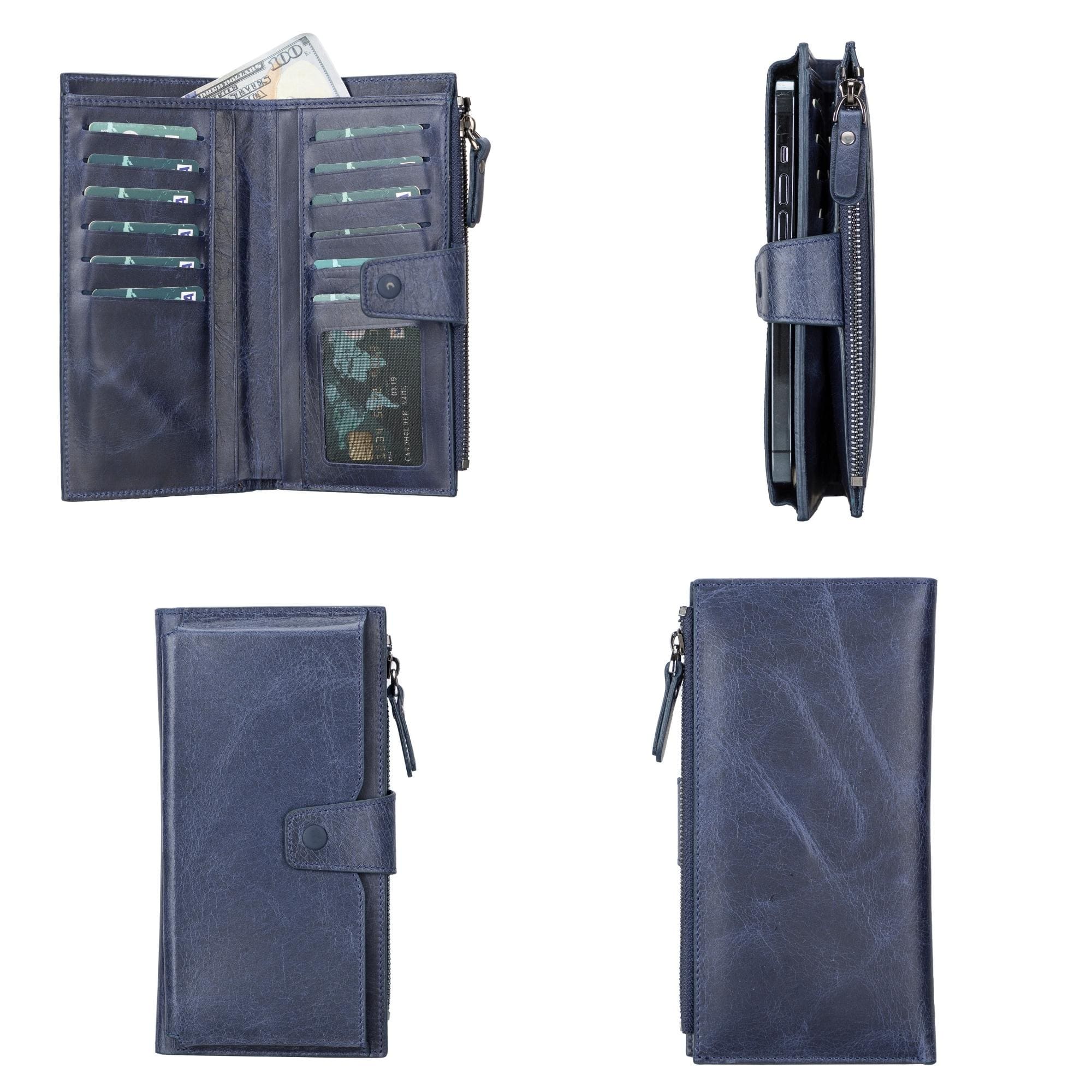 Riverton Women's Leather Wallet with Cell Phone Section - Image 10
