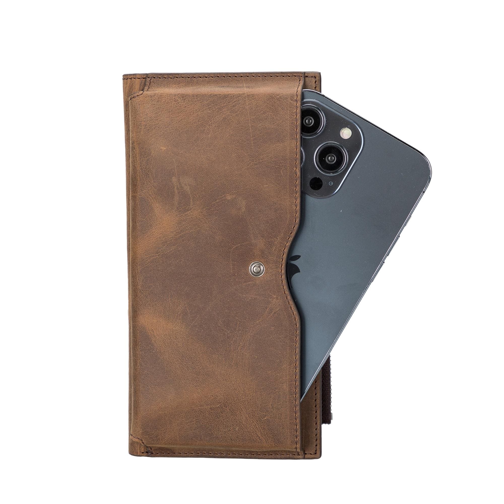 Riverton Women's Leather Wallet with Cell Phone Section - Image 13
