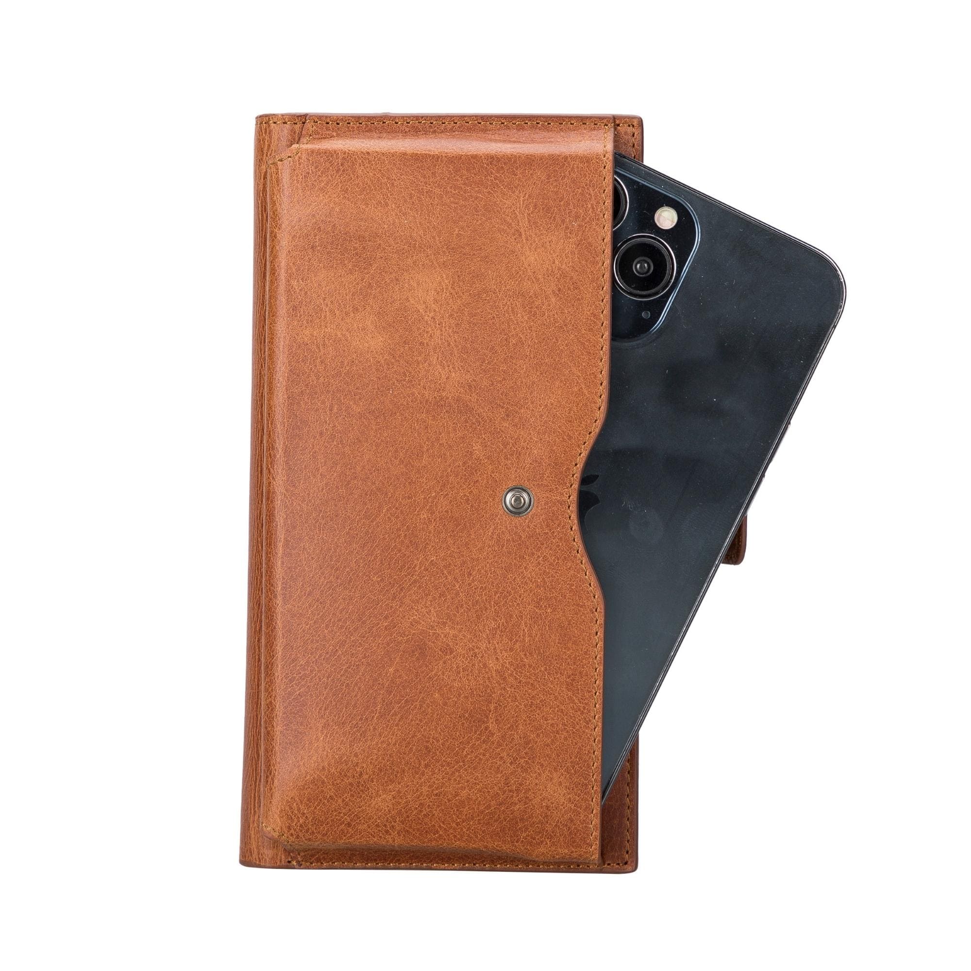 Riverton Women's Leather Wallet with Cell Phone Section - Image 5