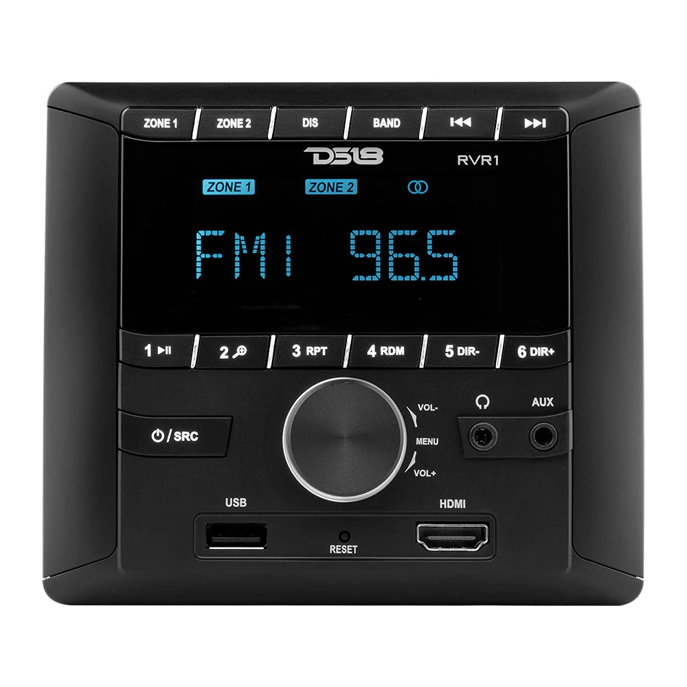 RV and Trailers Headunit 2.75" LCD screen , 2 Zones, 4 volts Output,HDMI, BT, RDS 4 X 50 Watts - Image 2