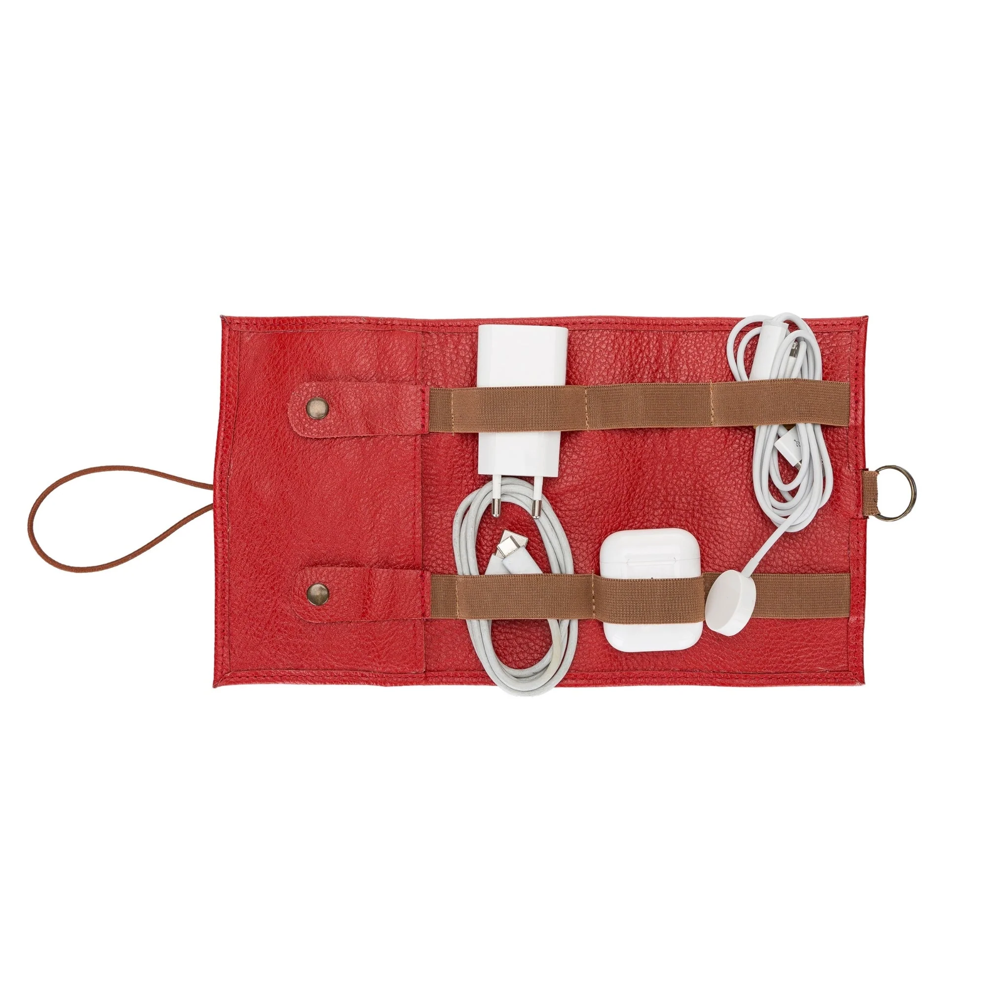 Salida Travel Pouch and Premium Leather Cable Organizer - Image 10