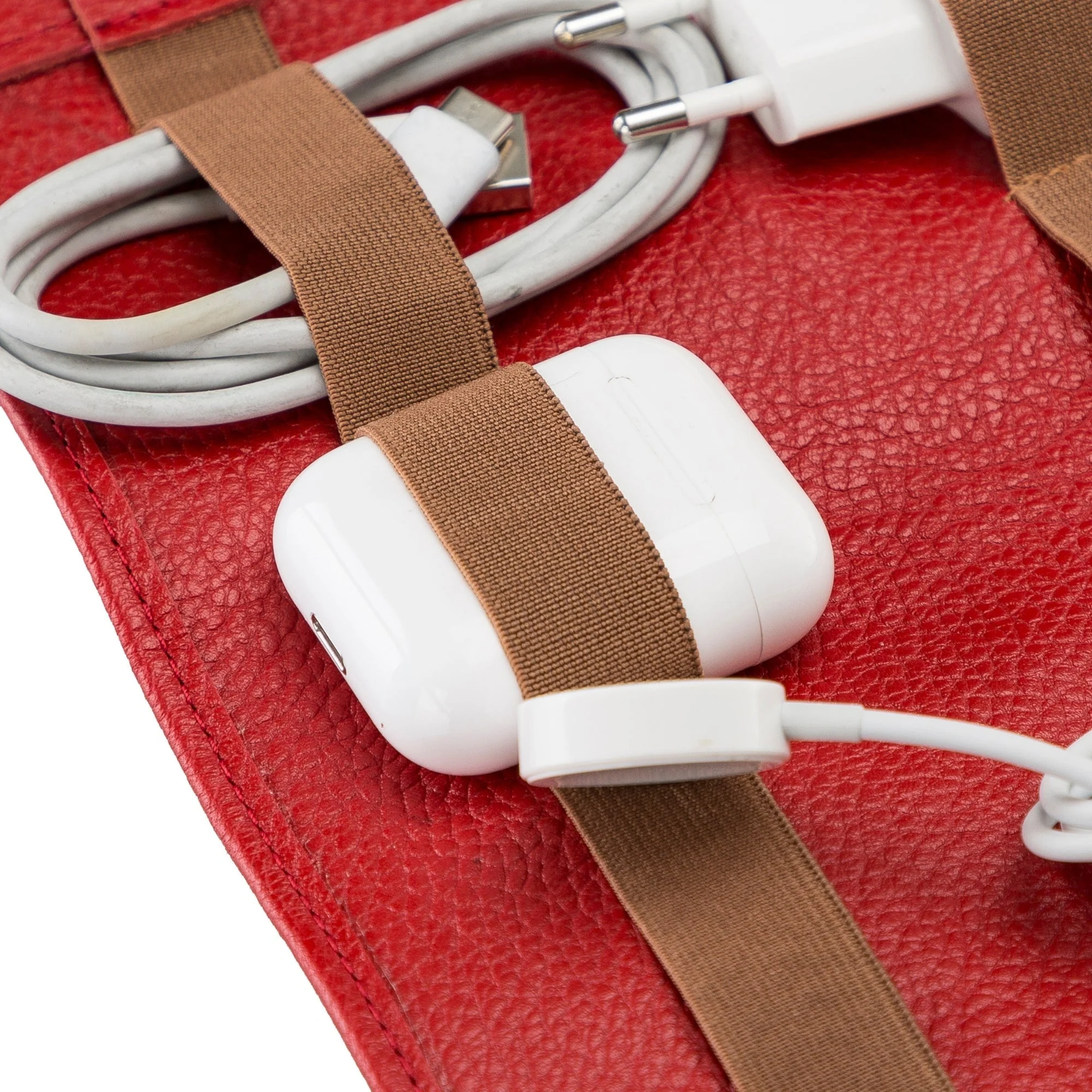 Salida Travel Pouch and Premium Leather Cable Organizer - Image 14