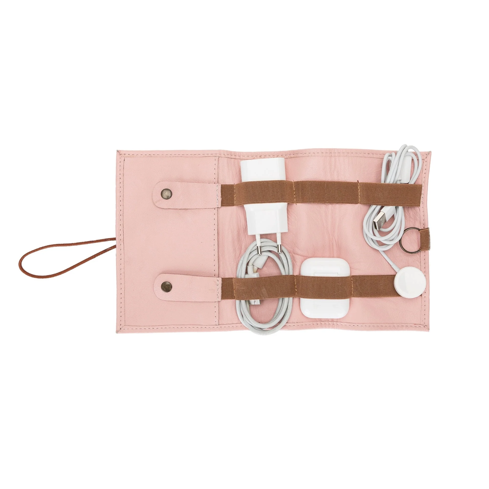 Salida Travel Pouch and Premium Leather Cable Organizer - Image 18