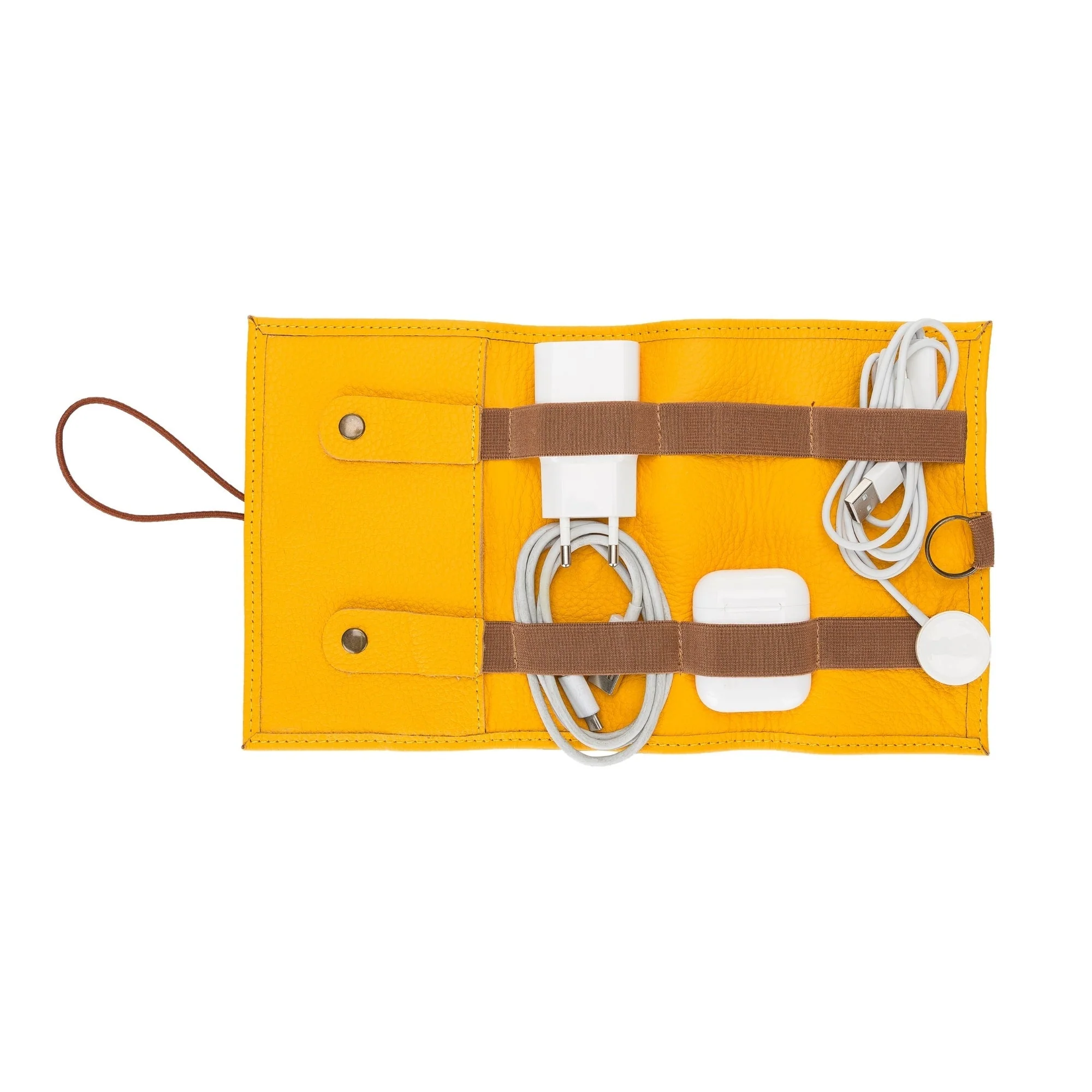 Salida Travel Pouch and Premium Leather Cable Organizer - Image 34