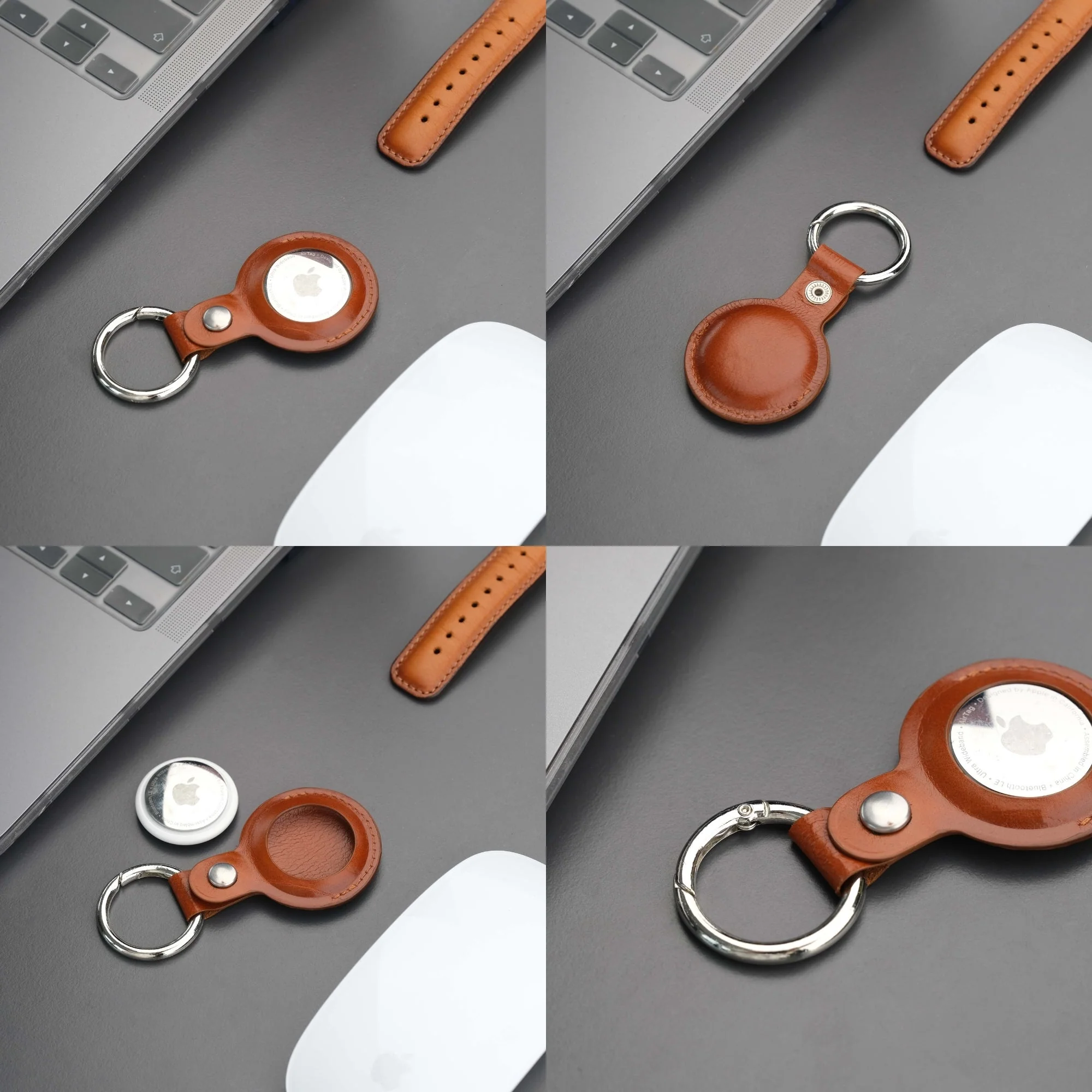 Saratoga Leather AirTag Holder - Image 5