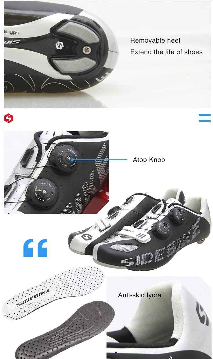 SD002 PRO RD Shoes- Black&Sliver - Image 4