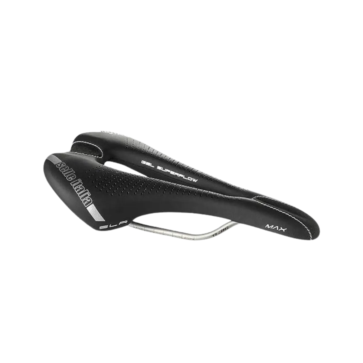 Selle Italia Max SLR Gel SuperFlow Road Bike Saddle 275 x 145mm Black - Image 3