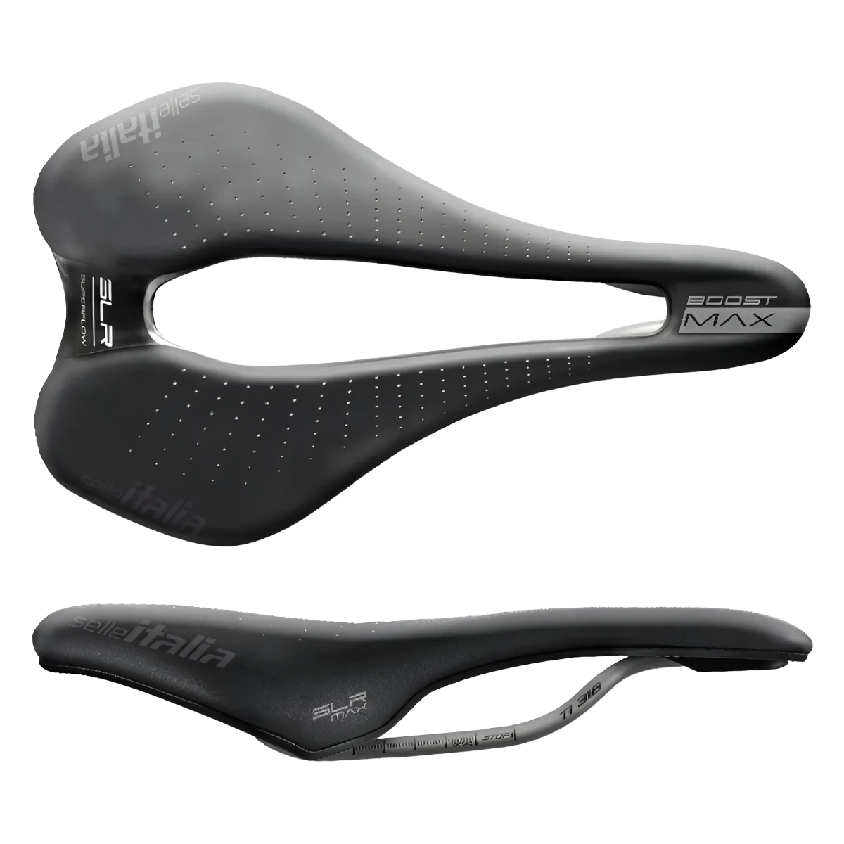 Selle Italia SLR Boost Superflow Saddle Ti 316 Black - Image 2