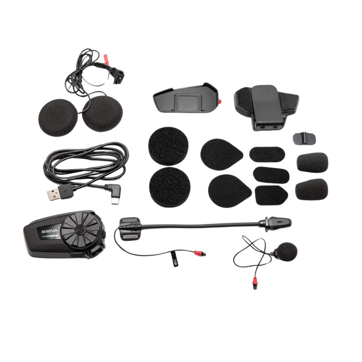 Sena SPIDER ST1 Motorcycle Mesh Communication System Dual Pack Black - Image 4