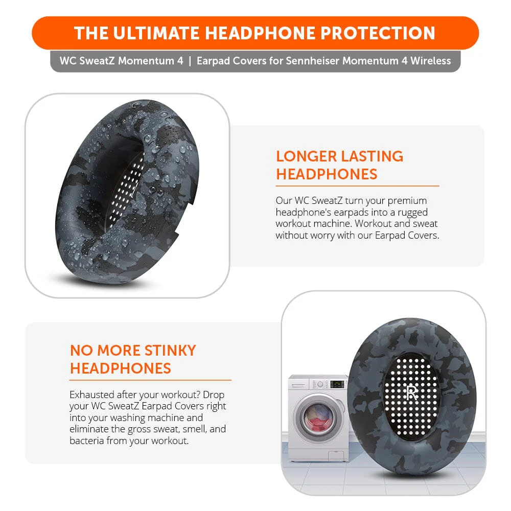 Sennheiser Momentum 4 Earpad Sweat Covers - WC SweatZ Momentum 4 - Image 13
