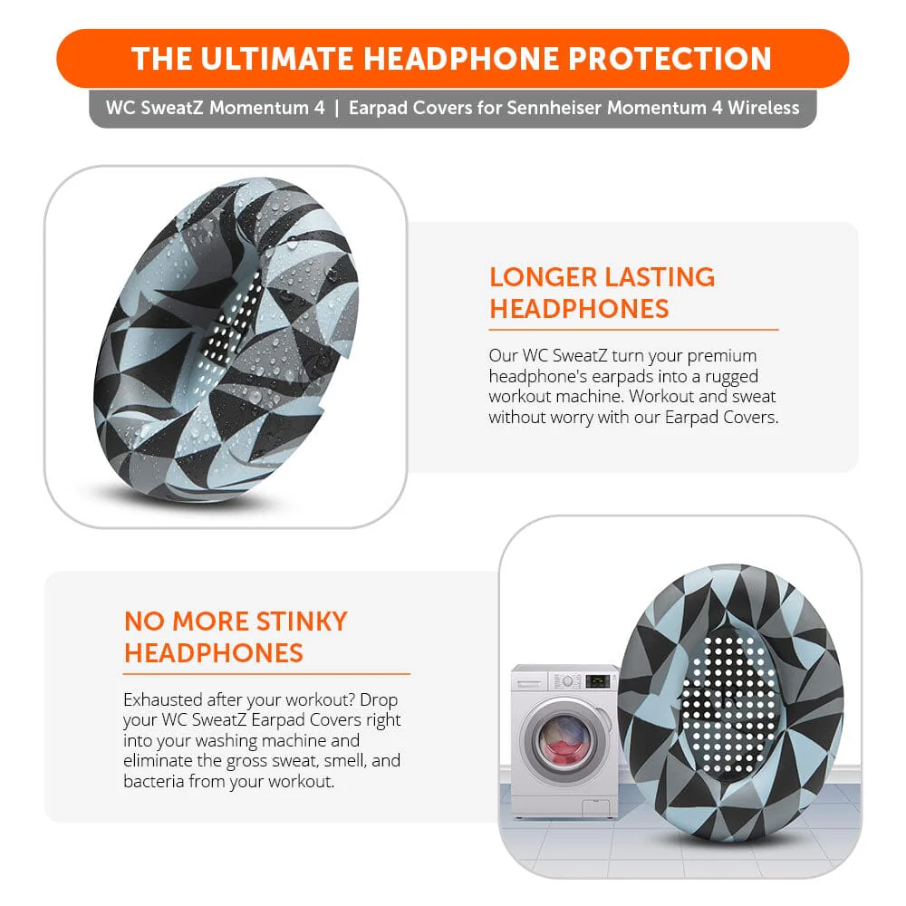 Sennheiser Momentum 4 Earpad Sweat Covers - WC SweatZ Momentum 4 - Image 19