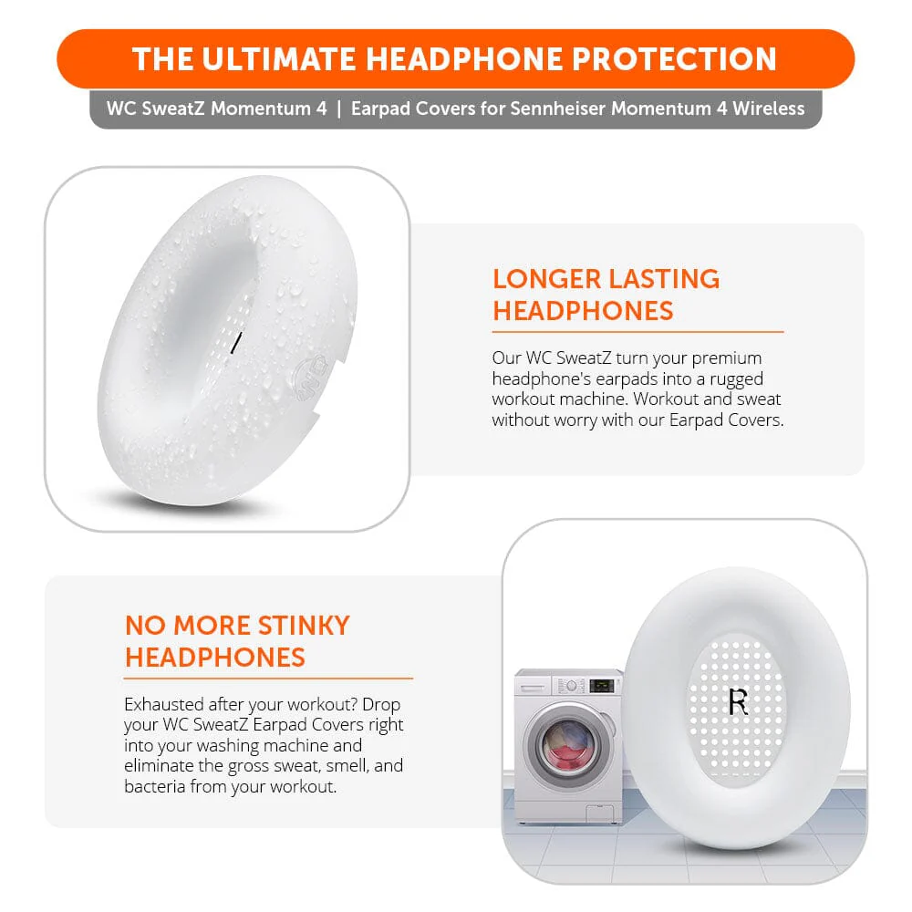 Sennheiser Momentum 4 Earpad Sweat Covers - WC SweatZ Momentum 4 - Image 25