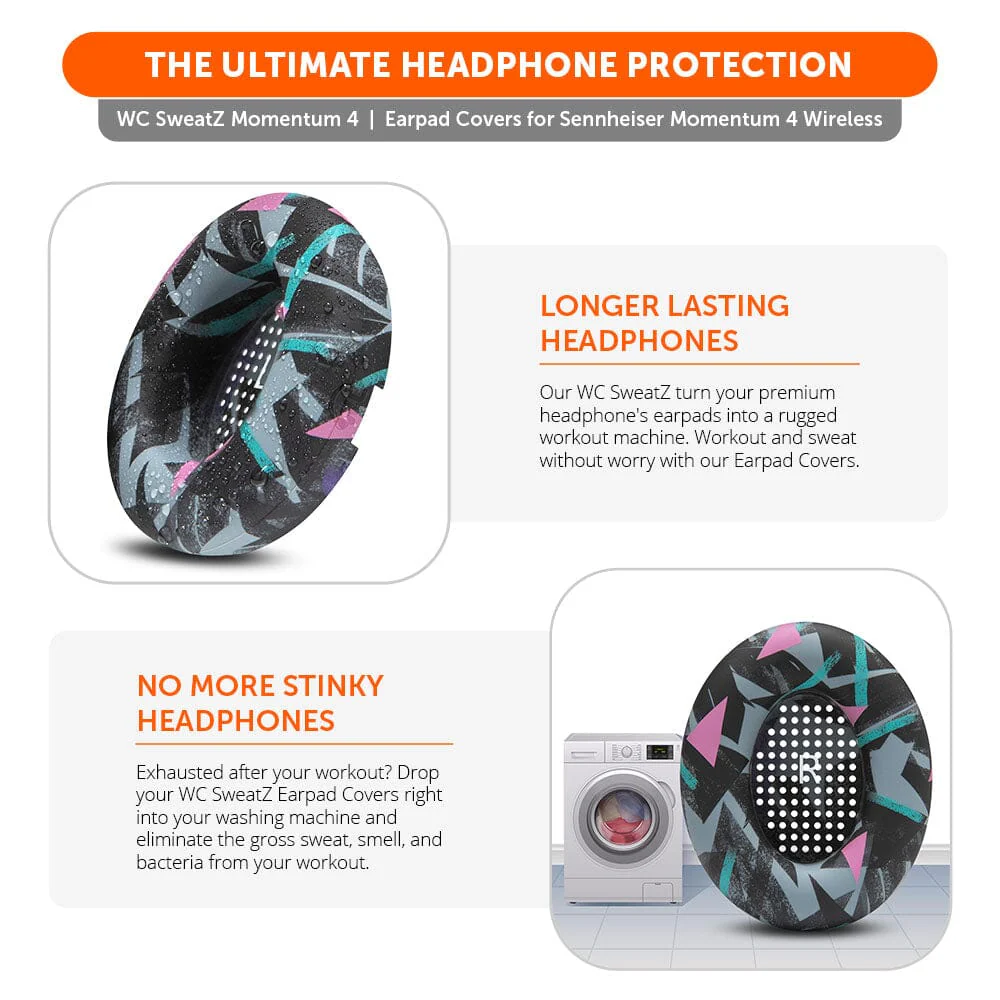 Sennheiser Momentum 4 Earpad Sweat Covers - WC SweatZ Momentum 4 - Image 7