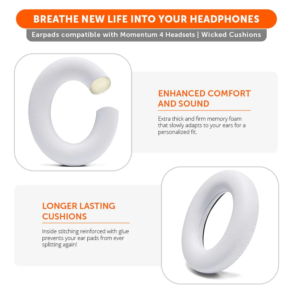 Sennheiser Momentum 4 Earpads - WC PadZ Momentum 4 - Image 7