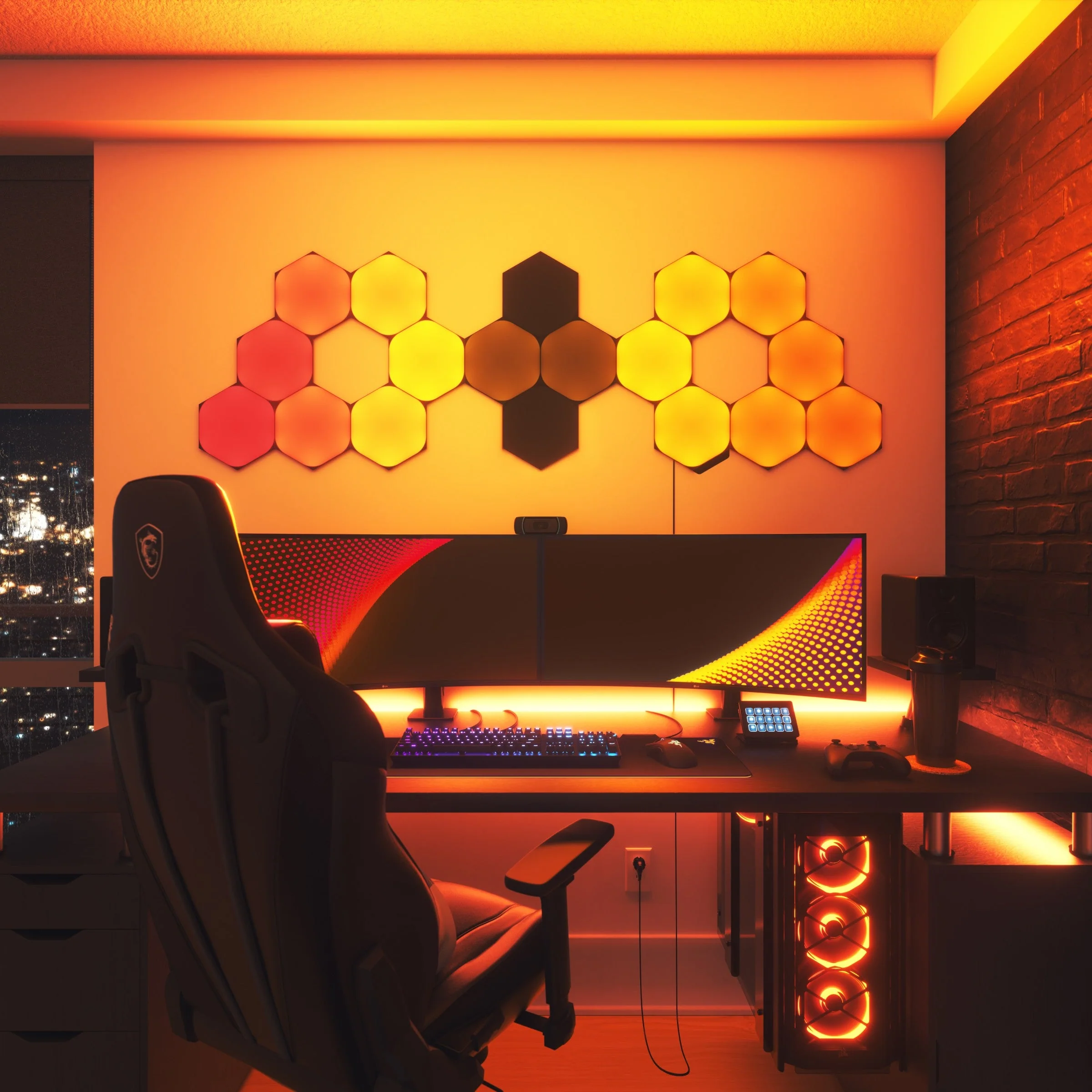 Shapes Limited Edition Ultra Black Hexagons Smarter Kit (15 Panels) - Image 2