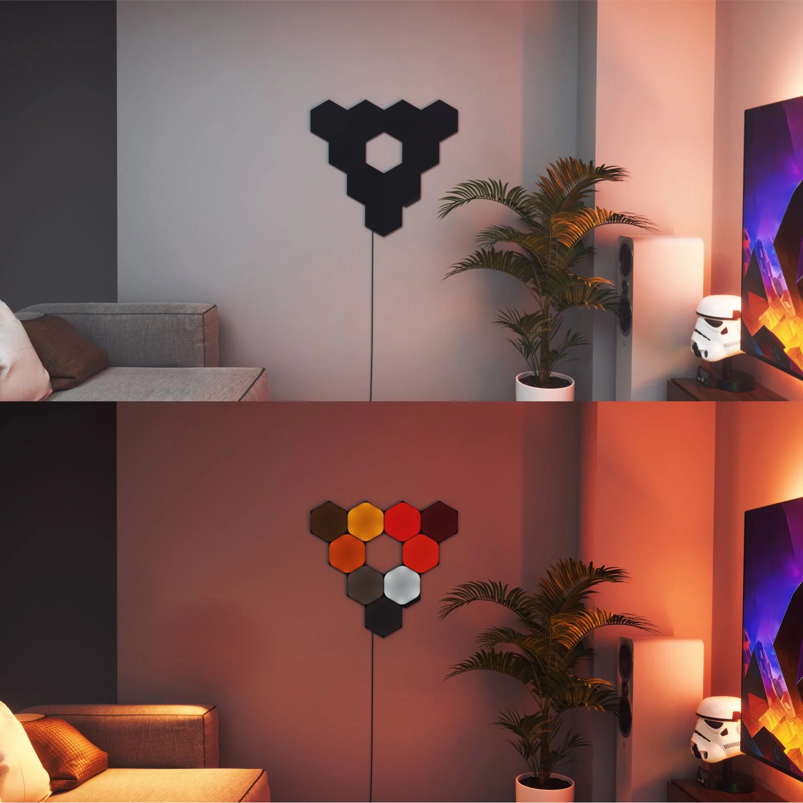 Shapes Limited Edition Ultra Black Hexagons Smarter Kit (18 Panels) - Image 4