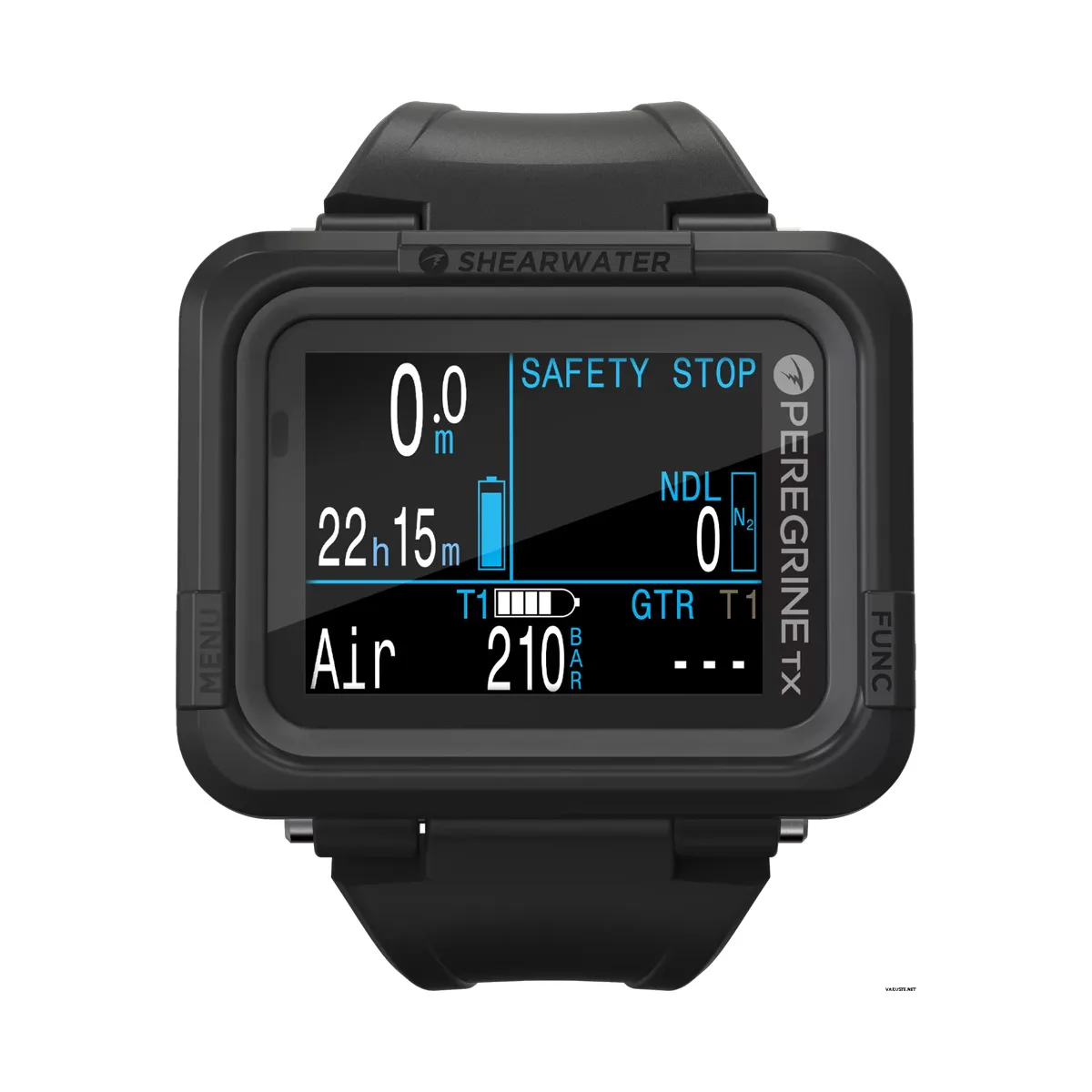 Shearwater Peregrine TX Air Integrated Color Dive Computer with Compass - Image 2