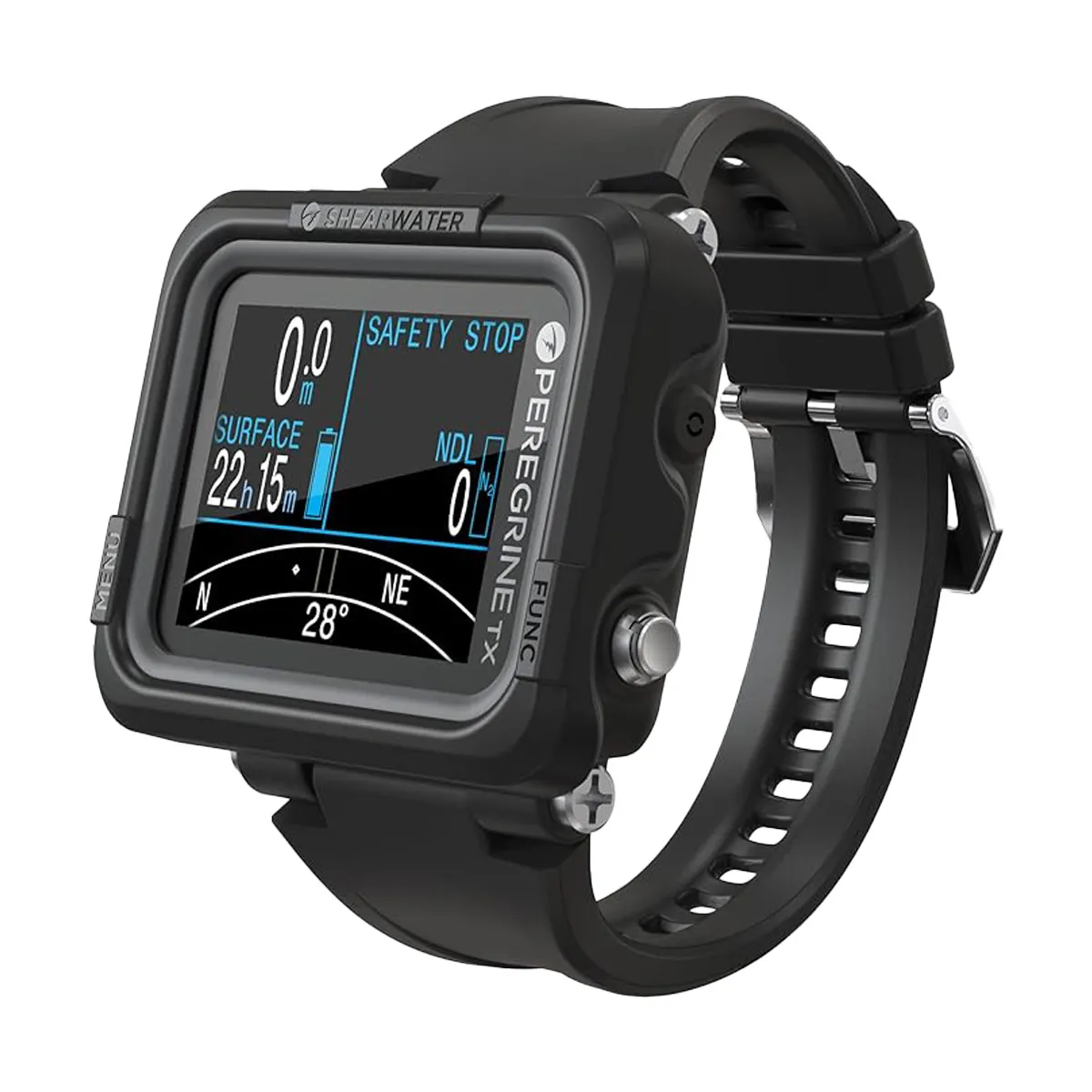 Shearwater Peregrine TX Air Integrated Color Dive Computer with Compass - Image 3
