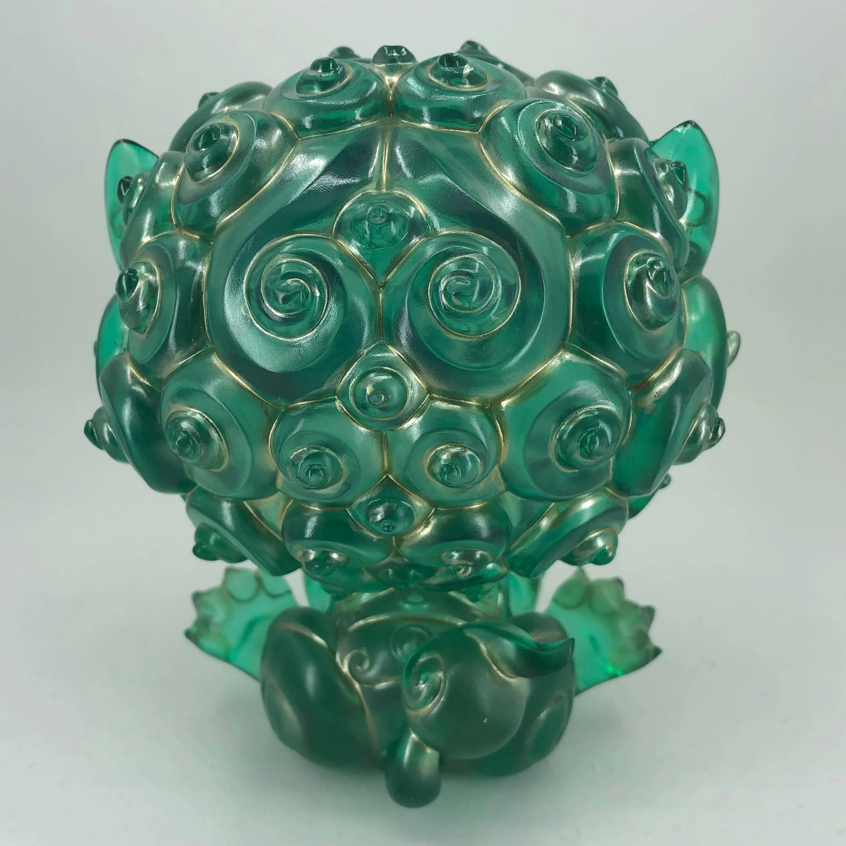 Shi-Shi the Tiny Guardian 6-inch Resin Statue - Jade Edition - Image 3