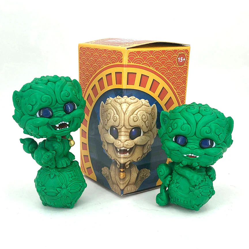 Shi-Shi the Tiny Guardian Mini Figure Full Set incl Chase - Image 3