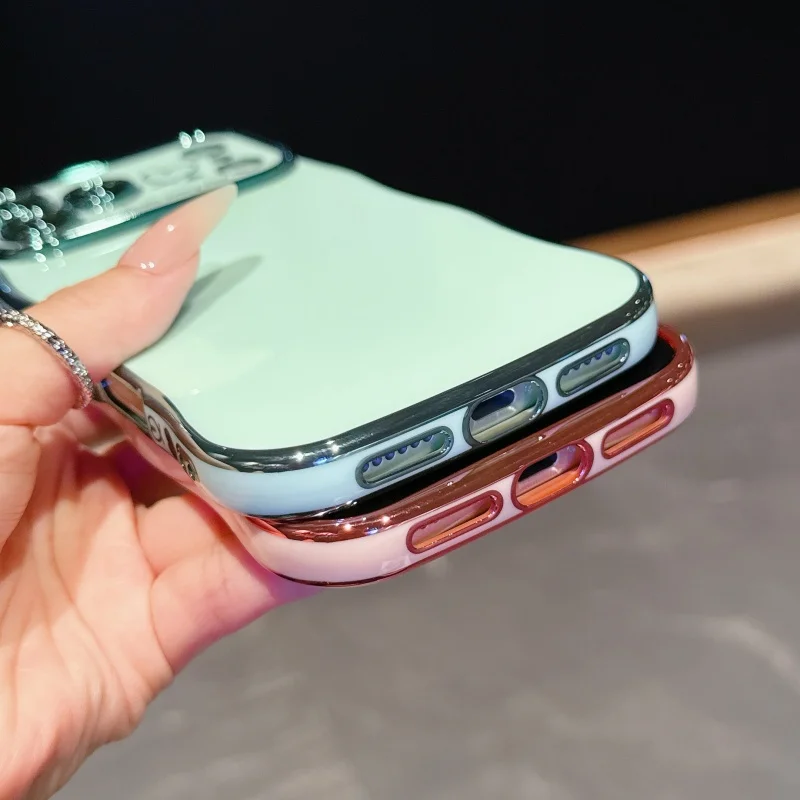 Side Love Electroplating Case For iPhone 17 Pro Max 17 Air 16 15 14 Plus 13 12 11 Pro Max 17Pro Max Cover Lens Shockproof Bumper - Image 5