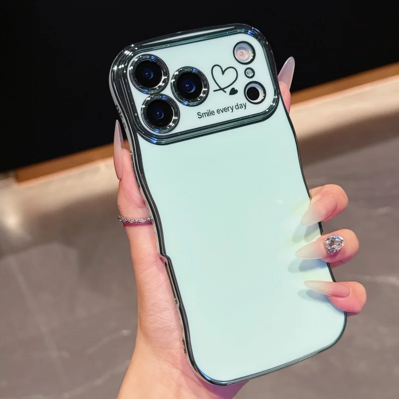 Side Love Electroplating Case For iPhone 17 Pro Max 17 Air 16 15 14 Plus 13 12 11 Pro Max 17Pro Max Cover Lens Shockproof Bumper - Image 7