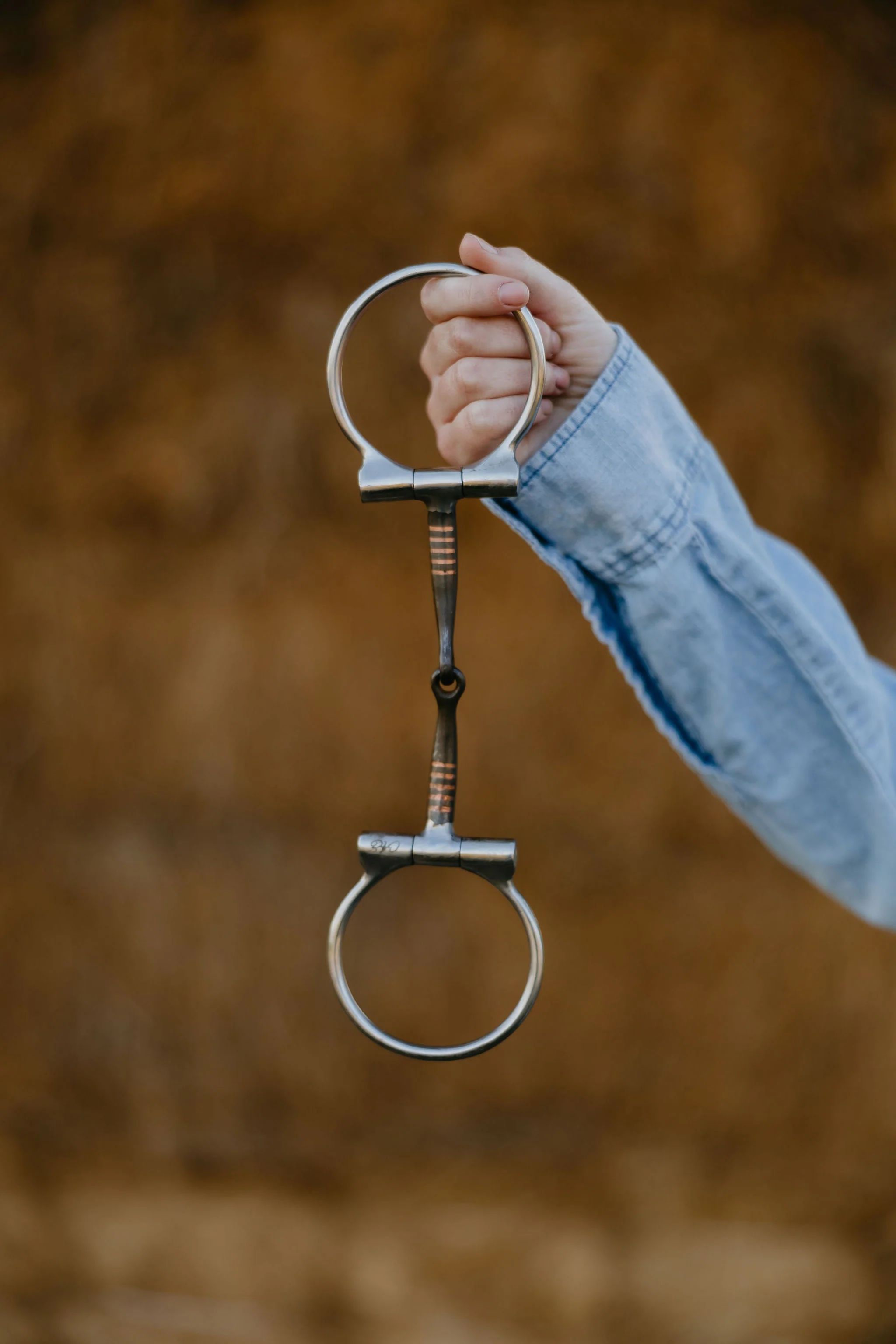 "Signature" Smooth Sweet Iron Dee Snaffle Bit w/Copper Inlay - Image 3