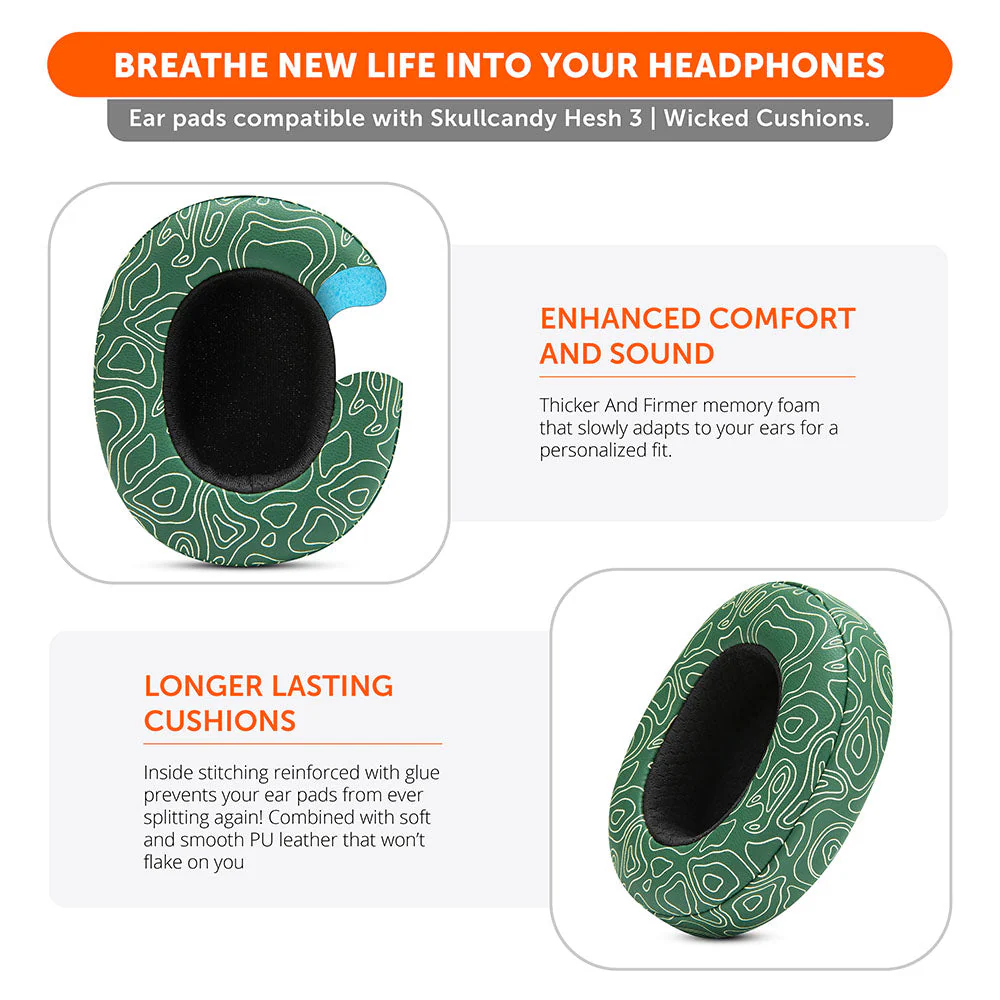 Skullcandy Hesh 3, Evo, and Crusher Replacement Earpads - Image 36